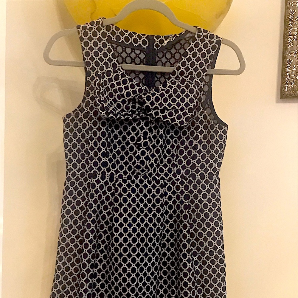 Francesca’s Navy Blue Bow Dress